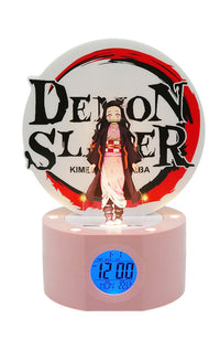 Demon Slayer Kimetsu no Yaiba Alarm Clock with Light Nezuko 21 cm
