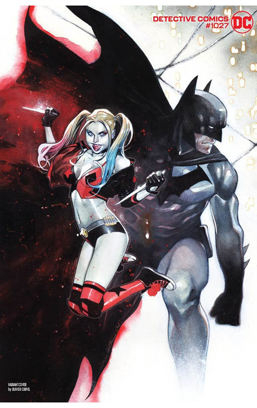 Detective Comics #1027 Batman &amp; Harley Quinn Olivier Coipel Variant