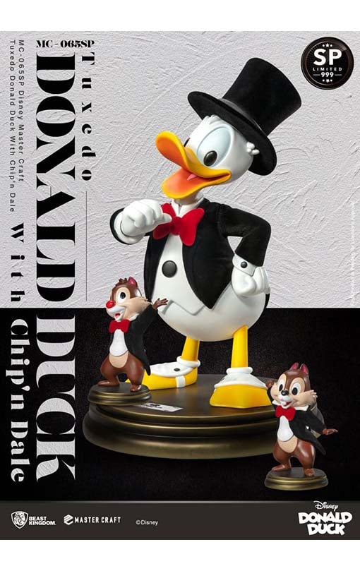 Disney 100th Master Craft Statue Tuxedo Donald Duck (Chip'n Dale) 40 cm