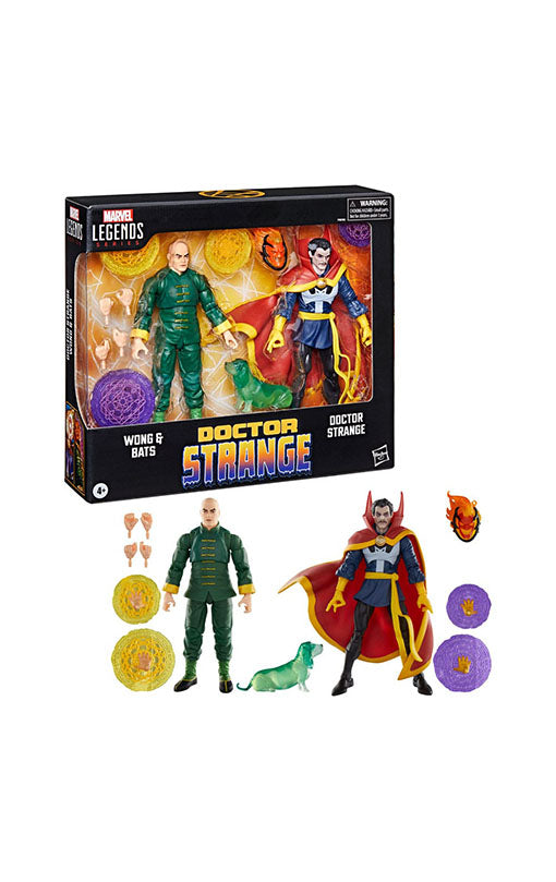 Doctor Strange Marvel Legends Action Figure 3-Pack Doctor Strange, Wong & Bats 15 cm