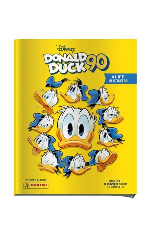 Donald Duck 90 Sticker & Trading Card Collection Album *German Version*