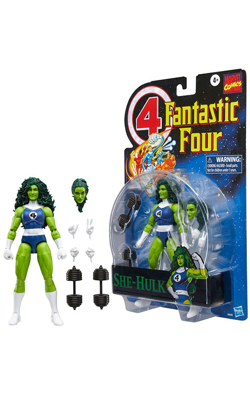 Fantastic Four Marvel Legends Retro Action Figure She-Hulk 15 cm