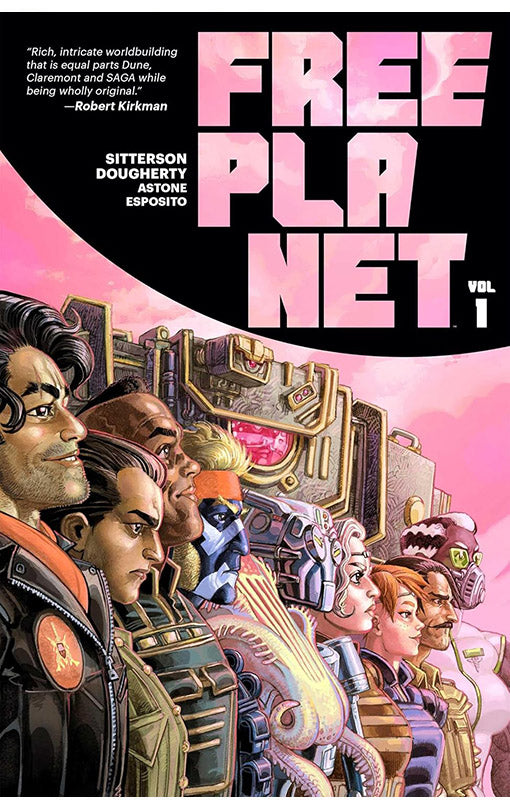 Free Planet vol 01 A romantic, geopolitical space opera graphic novel tp