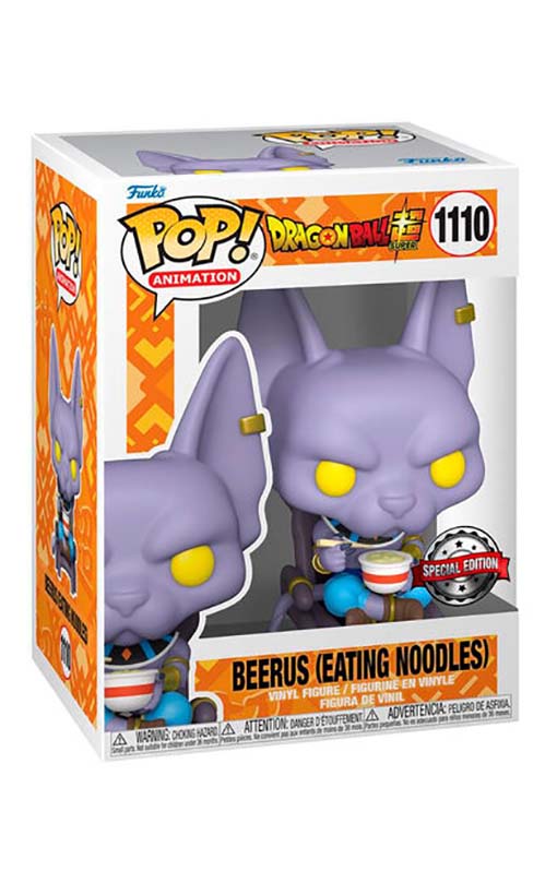 Funko POP! Anime Dragonball Super - Beerus Eating Noodles (#1110) figure