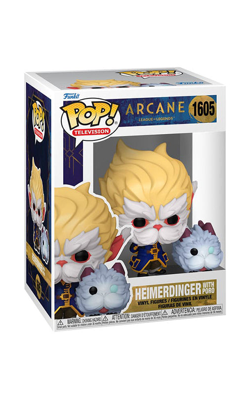 Funko POP! Arcane League of Legends - Heimerdinger w/Poro (#1605) figure
