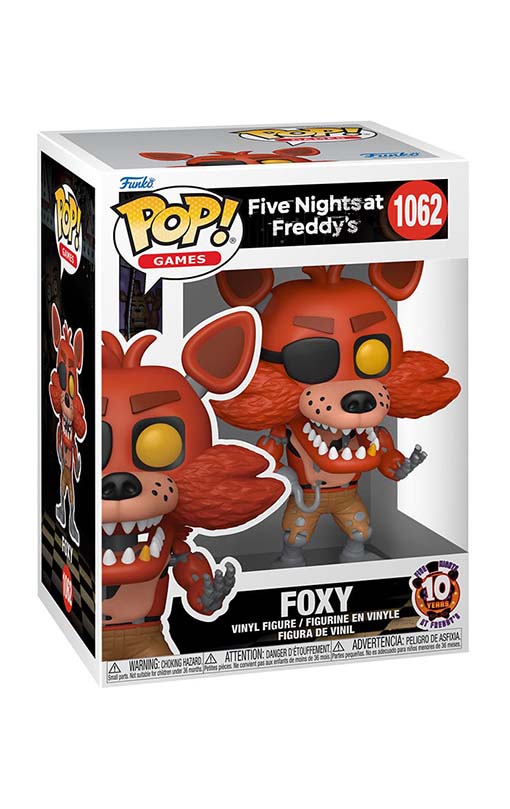Funko POP! Five Nights at Freddy's POP! Vinyl Figure 10th Anniversary - Foxy (#1062) figure