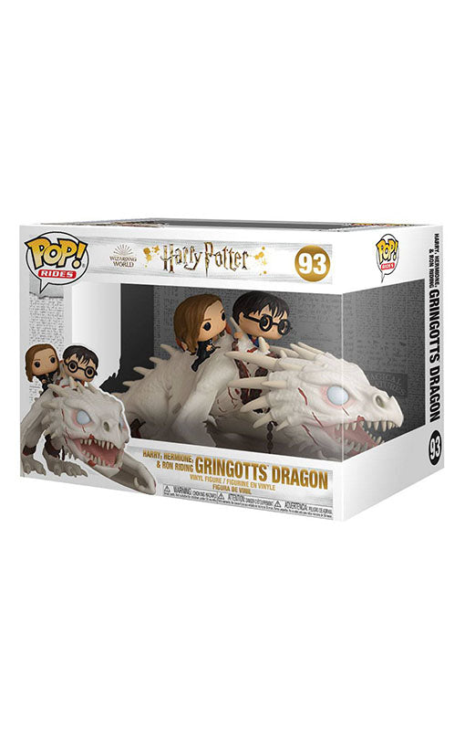 Funko POP! Harry Potter - Dragon with Harry, Ron, & Hermione (#93) figure