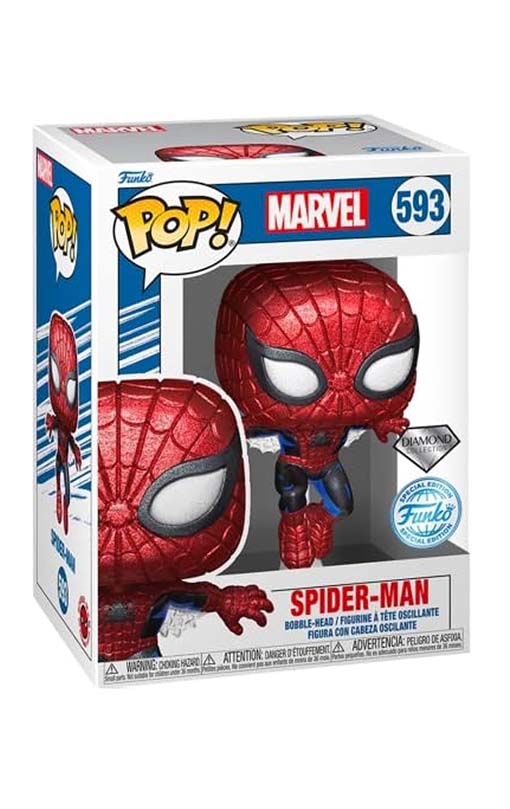 Funko POP! Marvel 80th Anniversary - Spider-Man (DGLT) (#593) figure
