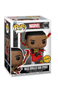 Funko POP! Marvel Spider-Man Miles Iron Spider (#1448) figure Special Edition CHASE