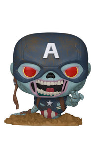 Funko POP! Marvel Zombies – Captain America (#1154) figure