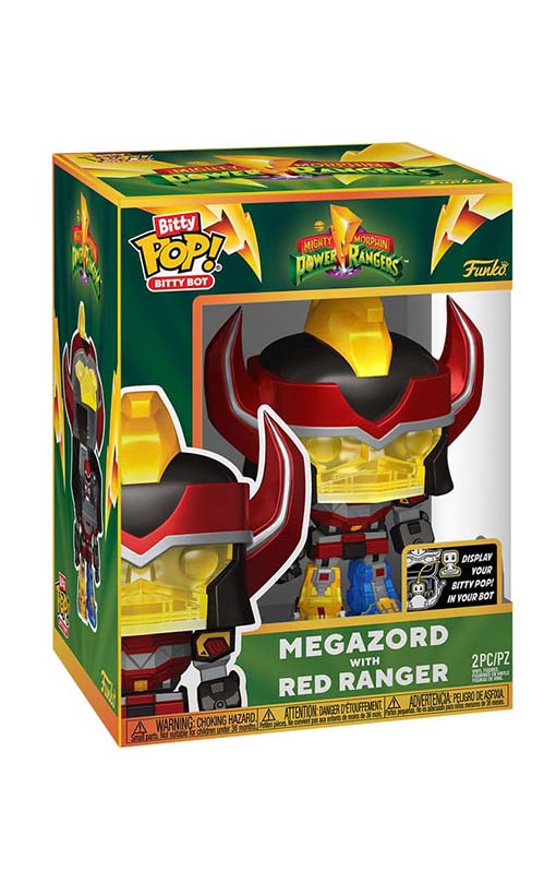 Funko POP! Mighty Morphin Power Rangers Bitty POP - Megazord with Red Ranger figure