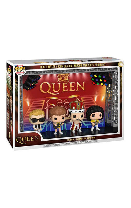 Funko POP! Moments Queen Deluxe Vinyl Figures 4-Pack Wembley Stadium