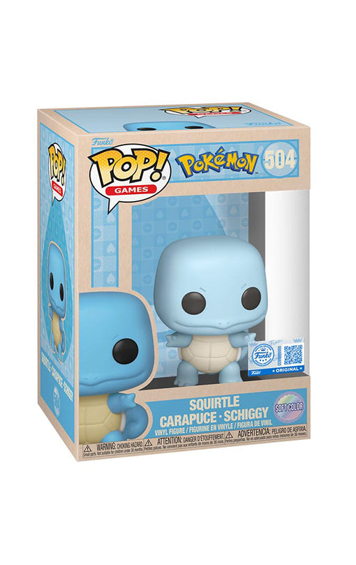 Funko POP! Pokemon Squirtle (Soft Color) (#504) figure