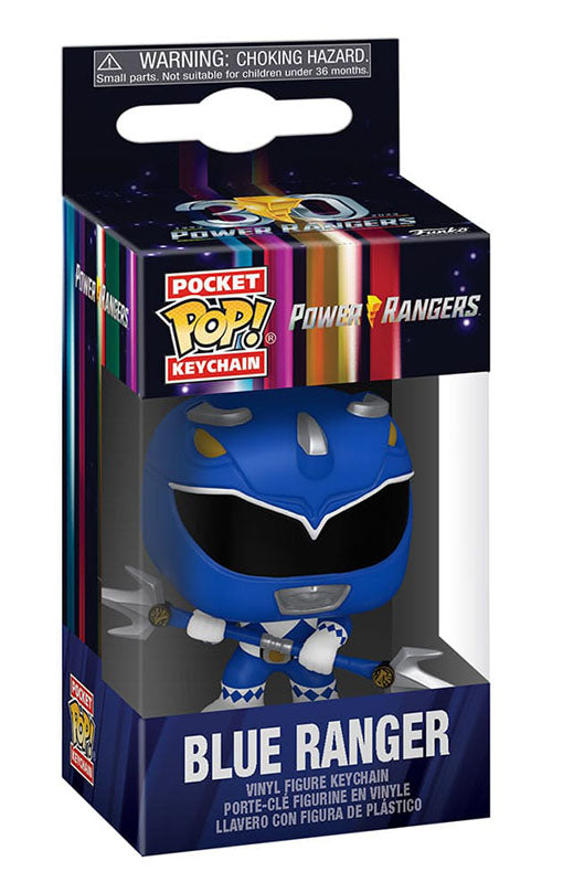 Funko POP! Power Rangers 30th - Blue Ranger keychain