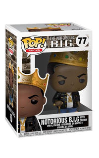 Funko POP! Rocks - Notorious B.I.G. with Crown (#77) figure
