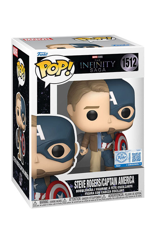 Funko POP! The Infinity Saga - Captain America/Steve Rogers (#1512) figure