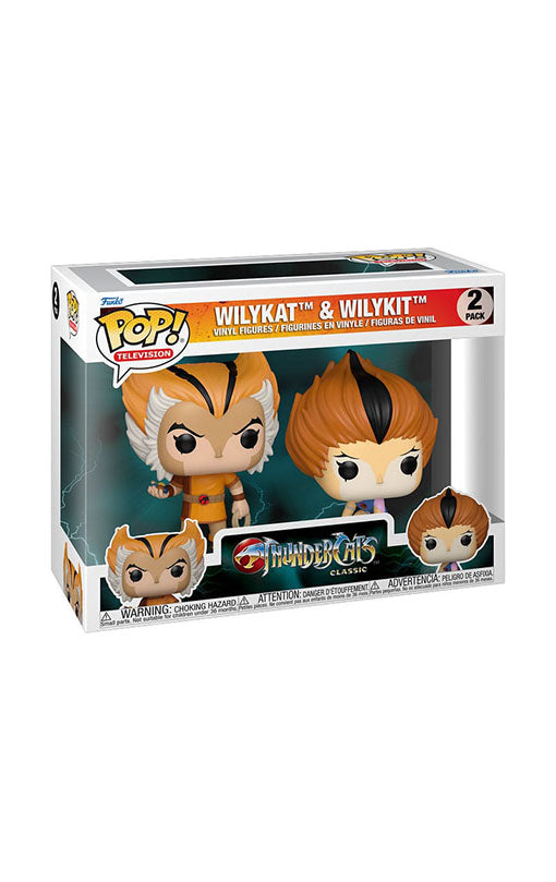 Funko POP! Thundercats -Wilykat & Wilykit Figures 2-Pack