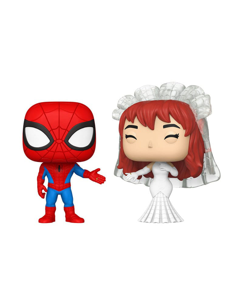 Funko POP! 2-Pack Superhero Couples- Spider-man & MJ 9 cm