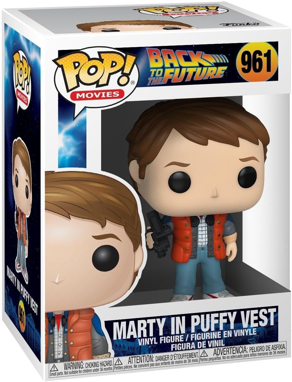 Funko POP! Back to the Future - Marty in Puffy Vest (#961) figure