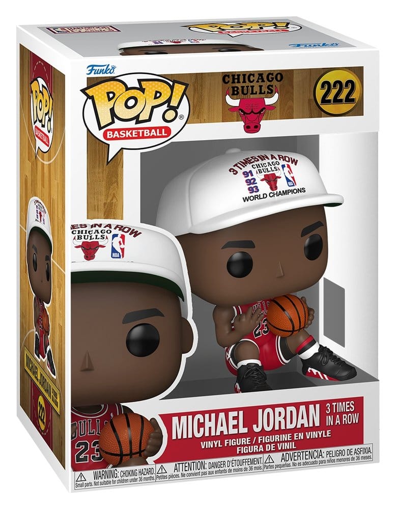 Funko POP! Chicago Bulls - Michael Jordan 3 Times in a Row (#222) figure