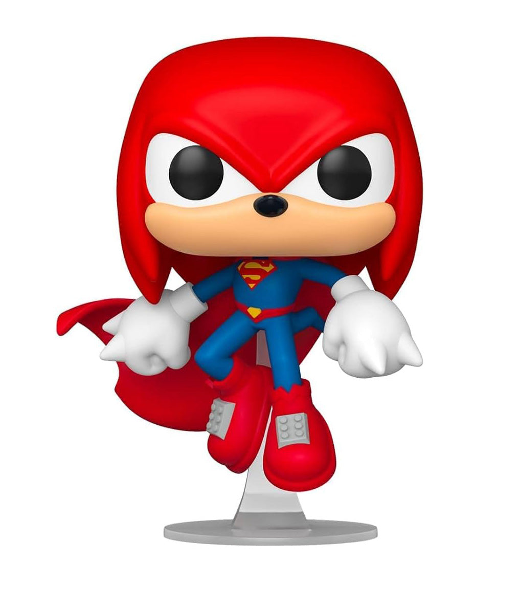 Funko POP! DC x Sonic the Hedgehog - Knuckles as Superman (#596) figure