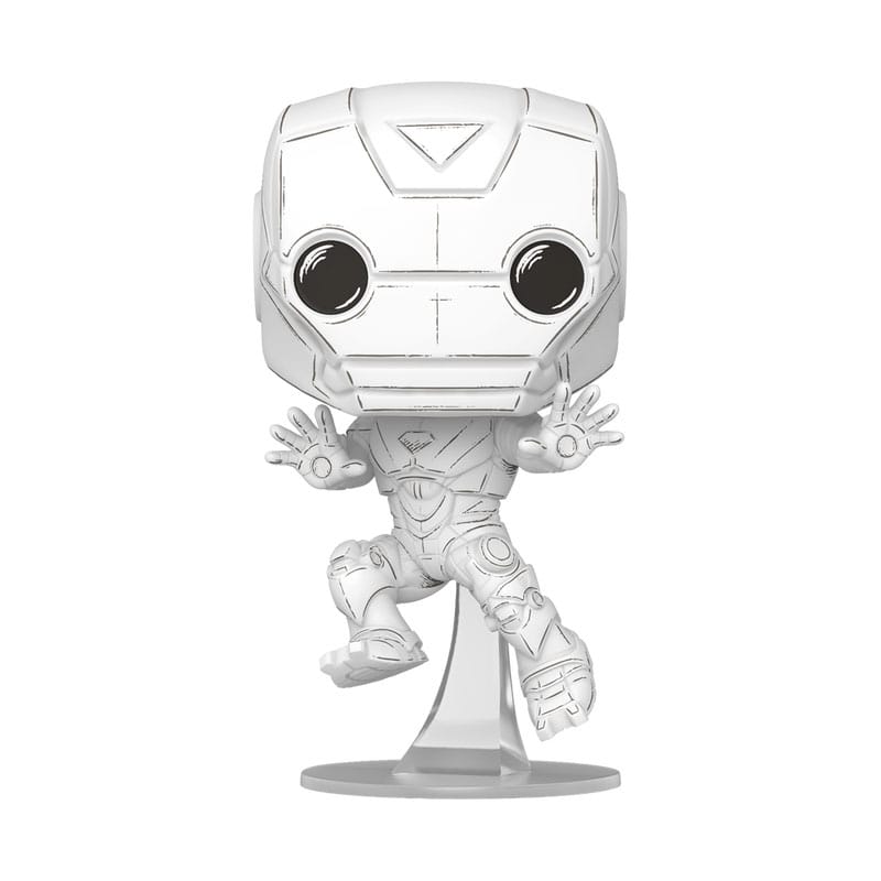 Funko POP! Marvel - Sketched Iron Man (#1572) figure