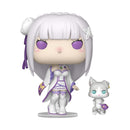 Funko POP! Re:Zero - Emilia with Puck (#2112) figure