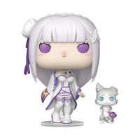 Funko POP! Re:Zero - Emilia with Puck (#2112) figure
