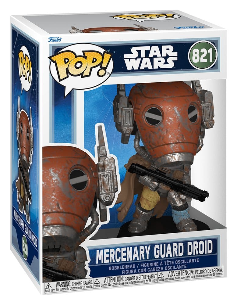 Funko POP! Star Wars: The Mandalorian and Grogu - Mercenary Guard Droid (#821) figure