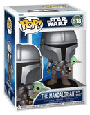 Funko POP! Star Wars: The Mandalorian and Grogu - The Mandalorian with Grogu (#818) figure
