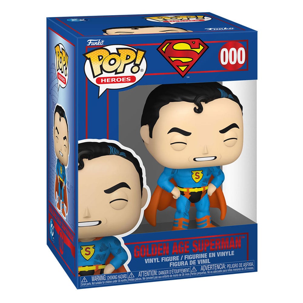 Funko POP! DC Comics - Golden Age Superman (#609) figure