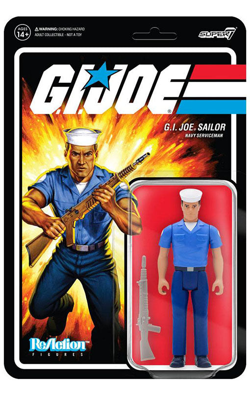 G.I. Joe ReAction Blueshirt Clean (Light Brown) figure