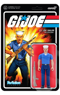 G.I. Joe ReAction Blueshirt Mustache (Pink) figure