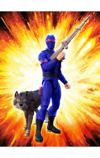 G.I. Joe Ultimates Action Figure Snake Eyes [Real American Hero] 18 cm