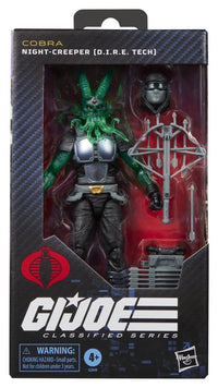 G.I. Joe Classified Series Action Figure #202 Night-Creeper (D.I.R.E. Tech) 15 cm