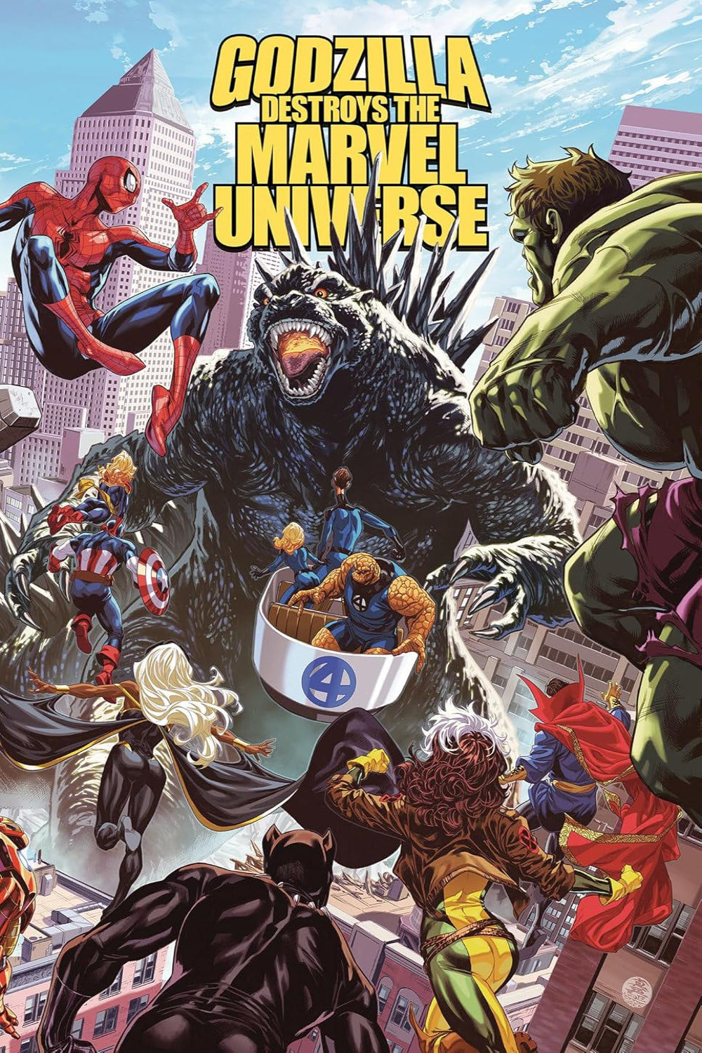 Godzilla Destroys the Marvel Universe tp