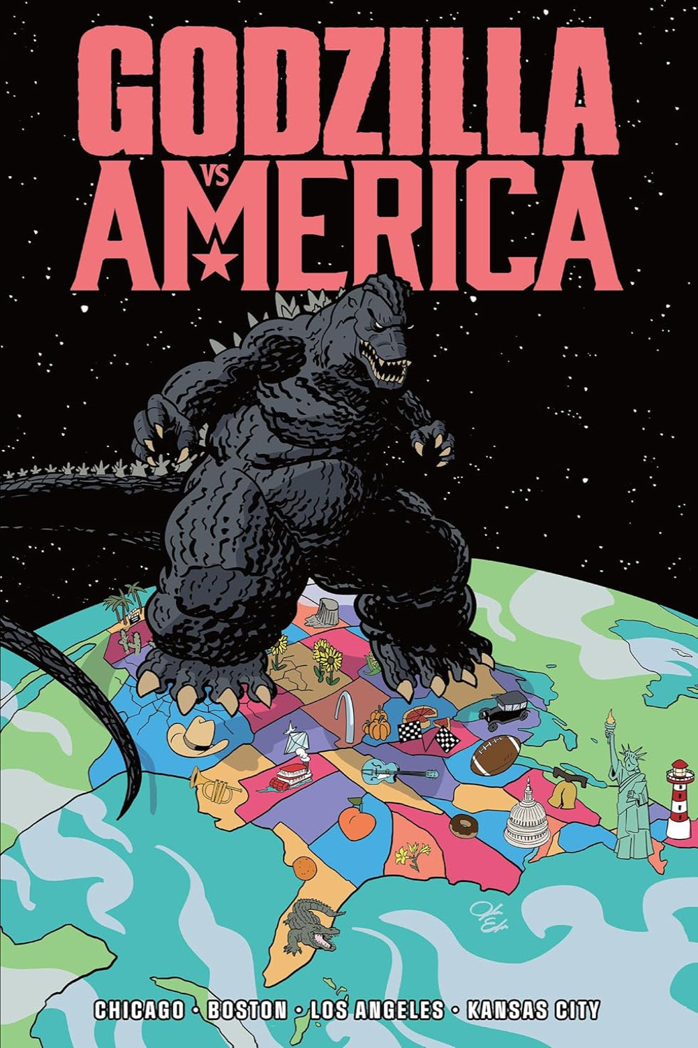 Godzilla vs. America: Boston, Chicago, Kansas City, Los Angeles tp