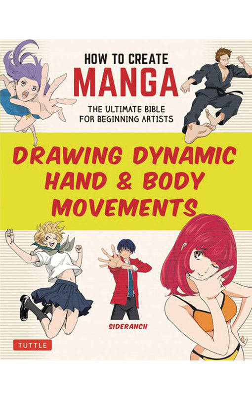 How to Create Manga Drawing Dynamic Hand &amp; Body Movements