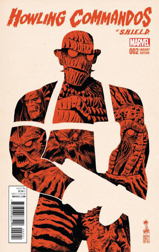 Howling Commandos of SHIELD #2 1:25 Francesco Francavilla Variant