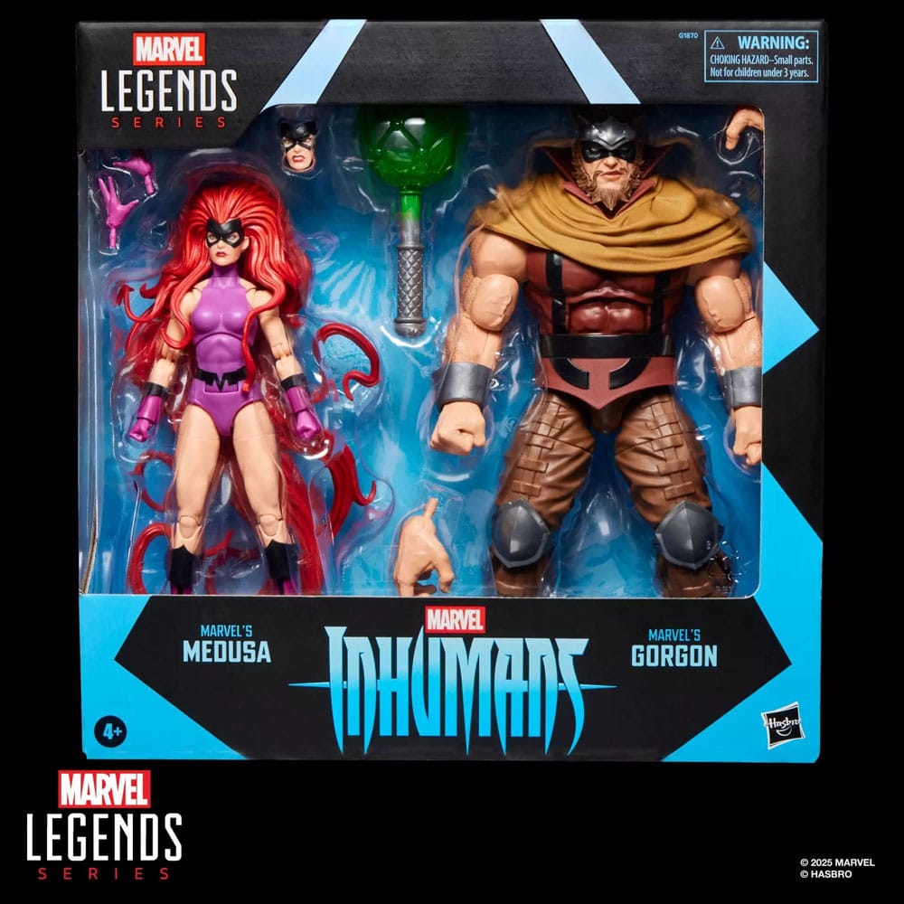 Inhumans Marvel Legends Action Figure 2-Pack Marvel's Medusa & Marvel's Gorgon 15 cm