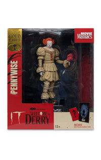 It: Welcome to Derry Movie Maniacs PVC Statue Pennywise (Flashback) (Gold Label) 16 cm