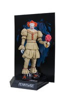 It: Welcome to Derry Movie Maniacs PVC Statue Pennywise (Flashback) (Gold Label) 16 cm