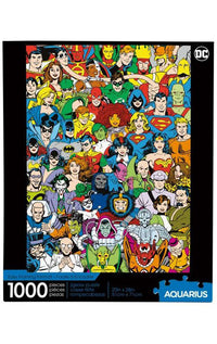 Jigsaw Puzzle - DC Comics Retro Cast (1000 pieces)