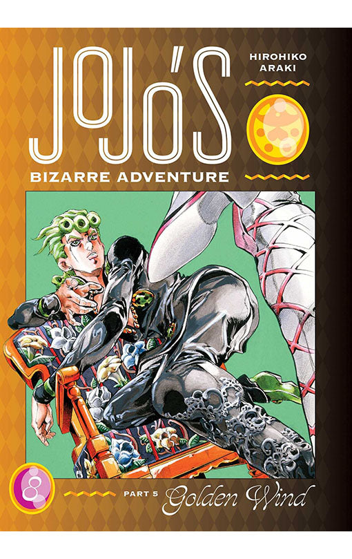 JoJo's Bizarre Adventure Golden Wind vol 08 hardcover