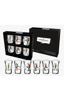 Lucky Luke Shotglass 6-Pack Firing Positions
