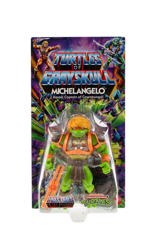 MOTU x TMNT Turtles of Grayskull Action Figure Michelangelo 14 cm