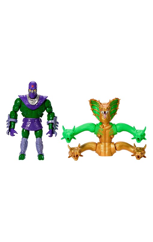 MOTU x TMNT Turtles of Grayskull Deluxe Action Figure King Hiss 14 cm