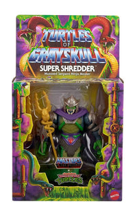MOTU x TMNT Turtles of Grayskull Deluxe Action Figure Super Shredder 14 cm
