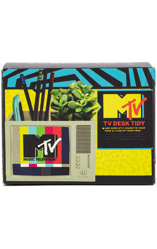 MTV Pencil Holder 3D Retro TV