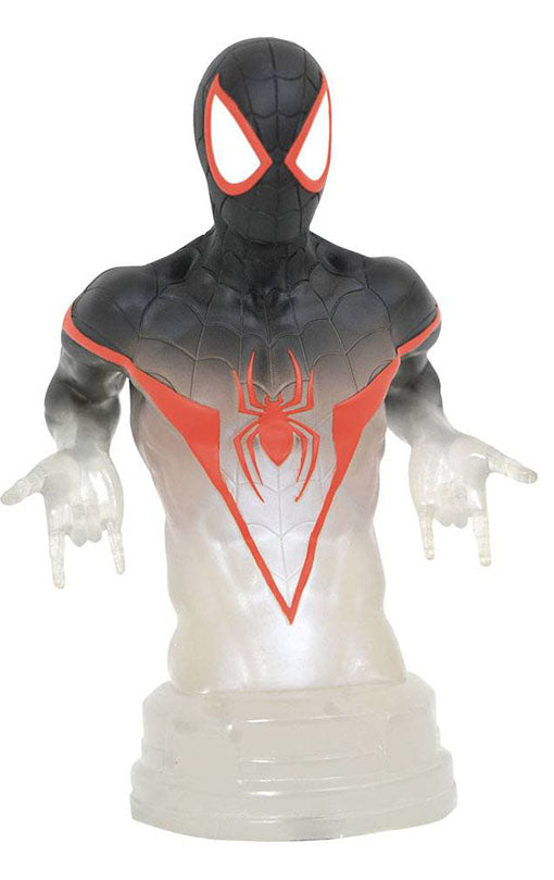 Marvel Comics Bust Camouflage Miles Morales SDCC 2021 Previews Exclusive 18 cm